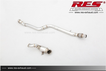 Benz CLS 260(C218) 2.0T All SS304 / Cat (With Cat) Downpipe + Front Pipe (Downpipe Back)